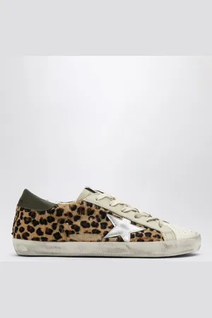 Golden Goose Sneaker Super Star leopardata in cavallino