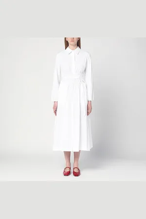SEMICOUTURE Abito chemisier Coralise bianco