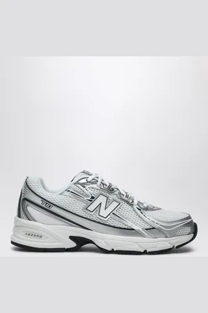 New Balance Sneaker 740 bianca/argento/blu navy
