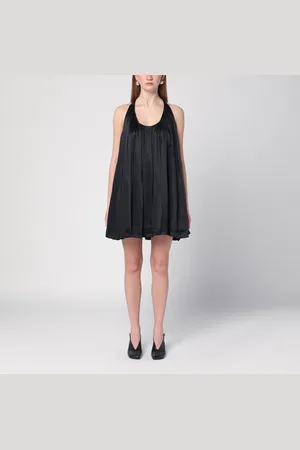Loewe Mini abito a trapezio nero in viscosa