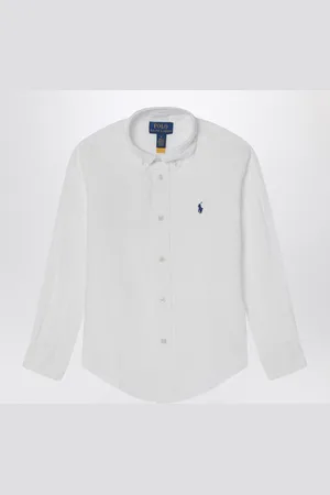 Ralph Lauren Camicia button-down bianca in lino