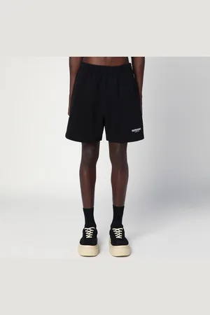 Represent Short nero in cotone con logo
