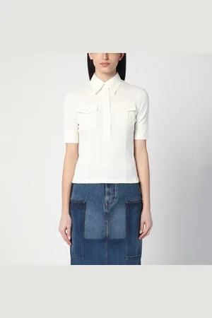 Chloé Polo color latte in cotone