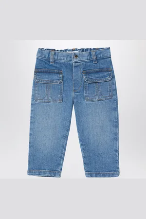 Chloé Jeans blu effetto slavato