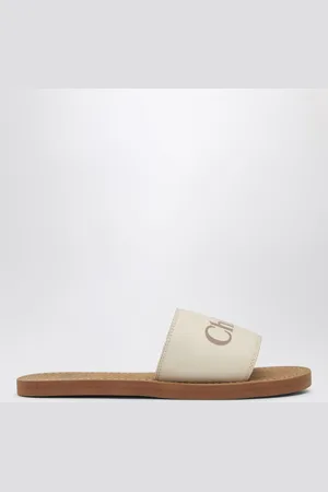Chloé Sabot avorio/beige con logo