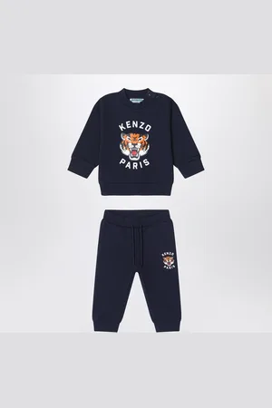 Kenzo Tuta due pezzi blu navy con logo