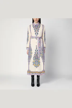 Etro Abito chemisier con stampa Paisley in cotone