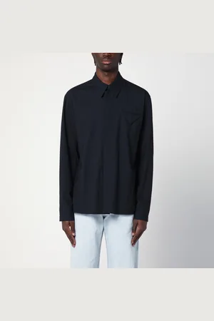 Bottega Veneta Camicia blu in lana