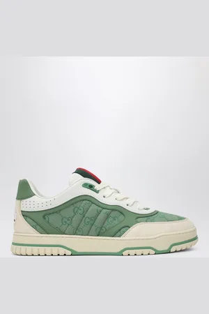 Gucci Sneaker Re-Web in tessuto GG avorio/verde