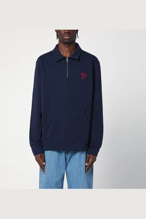 Ralph Lauren Felpa blu navy in cotone