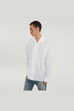 1989 STUDIO Camicia a maniche lunghe bianca a righe