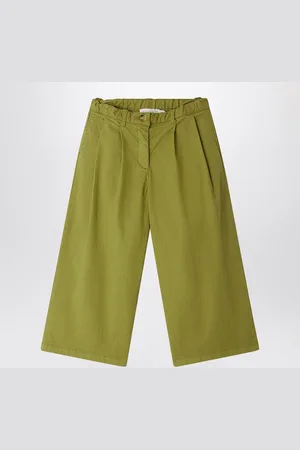 BONPOINT Pantaloni Ethna verdi in cotone