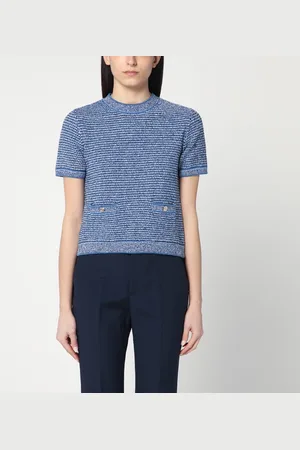Gucci Maglia celeste in misto cotone