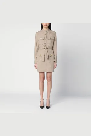 Givenchy Abito safari taupe in popeline