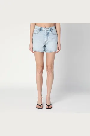 ANINE BING Short azzurri in denim