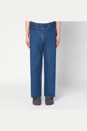 Auralee Jeans con cintura blu