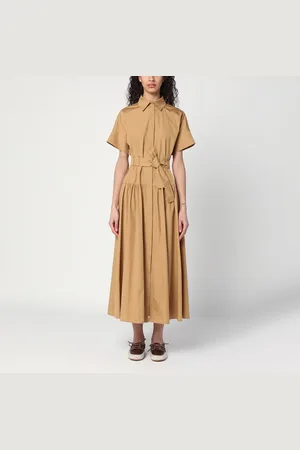 Max Mara Abito chemisier color caramello