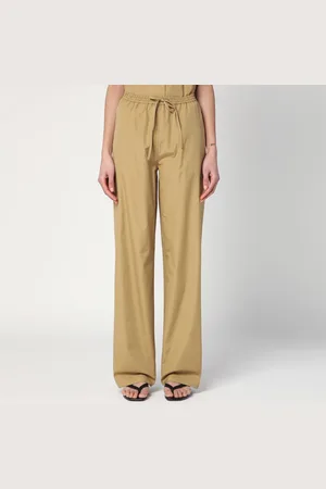 Loulou Studio Pantalone color sabbia in cotone