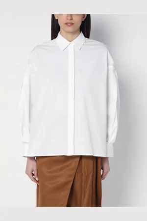 Max Mara Camicia ampia bianca in cotone