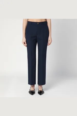 Gucci Pantalone blu in cotone