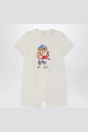 Ralph Lauren Tutina Polo Bear bianca in cotone