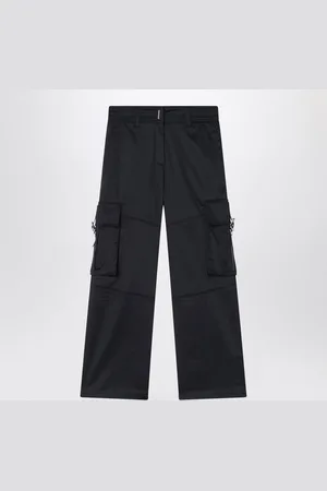 Givenchy Pantaloni cargo neri in misto cotone