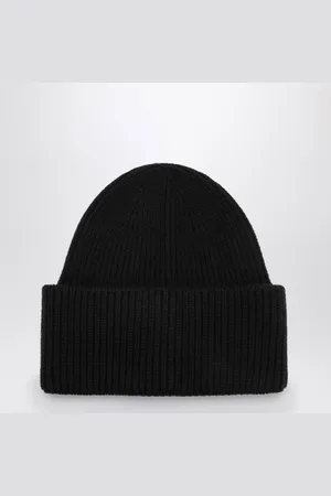 DESTIN Cuffia in lana e cashmere nera