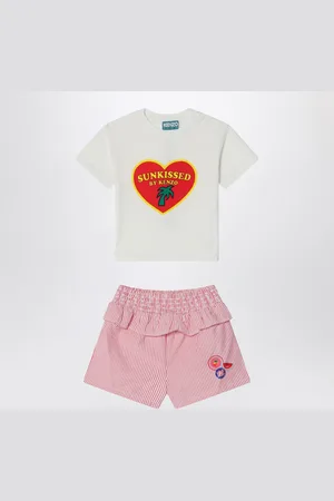 Kenzo Completo due pezzi bianco/ in cotone