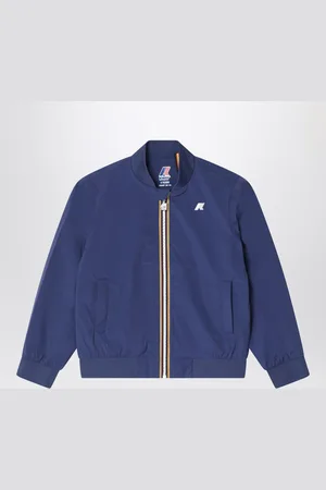 K-Way Giacca Aorelian blu in nylon