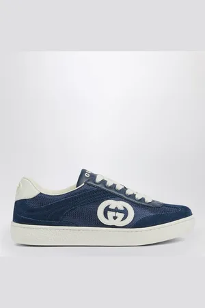 Gucci Sneaker blu con incrocio GG