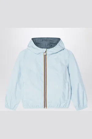 K-Way Giacca Jack reversibile azzurra/verde