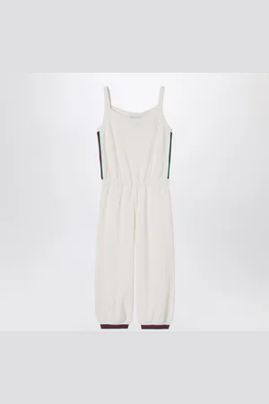Gucci Salopette bianca in spugna