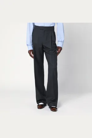 VALENTINO Pantaloni grigio antracite in lana