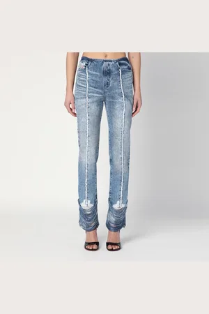 Diesel Bootcut jeans D-Ginna blu effetto slavato