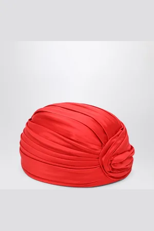 VALENTINO GARAVANI Turbante in seta rosso