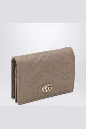 Gucci Portacarte GG Marmont color tortora