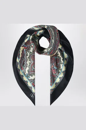 VALENTINO GARAVANI Foulard in seta con stampa Paisley
