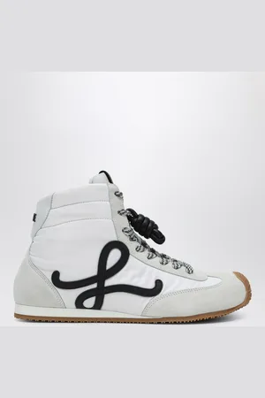 Loewe Sneaker alta Ballet Runner 2.0 bianca e nera