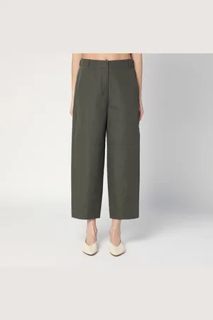 Max Mara Pantalone baggy color argilla