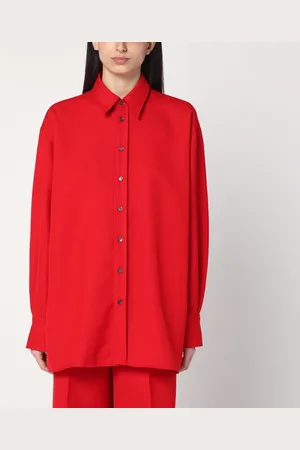 Ami Camicia rossa in lana