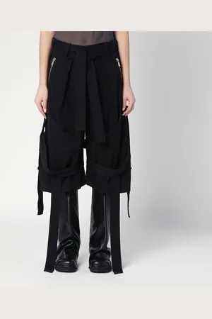 The Attico Bermuda ampio nero in cotone