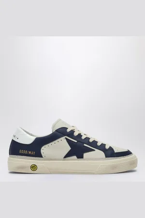 Golden Goose Sneaker bassa May bianca/blu