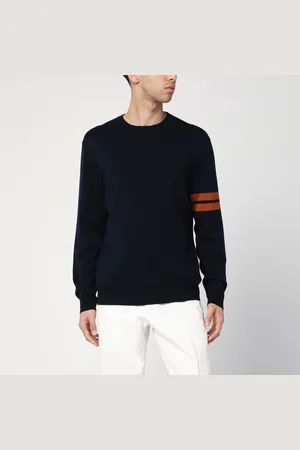 Ermenegildo Zegna Maglione blu navy in lana