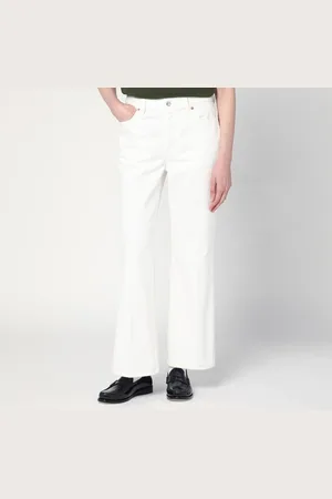 Gucci Pantalone flare corto bianco