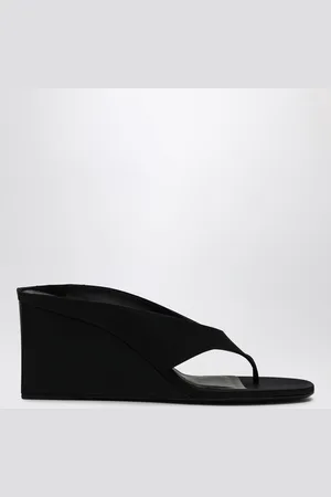 Alaïa Mule infradito nera con zeppa