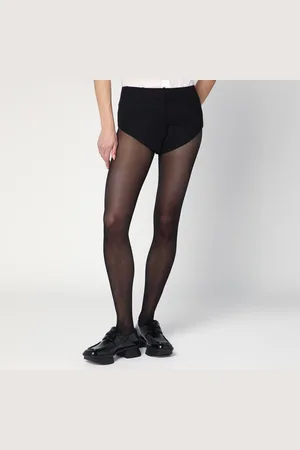 Namacheko Mini short nero in misto lana