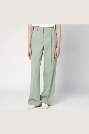 Golden Goose Pantalone ampio chiaro in lana