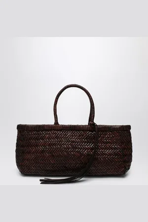 MANEBI Borsa tote in nappa intrecciata