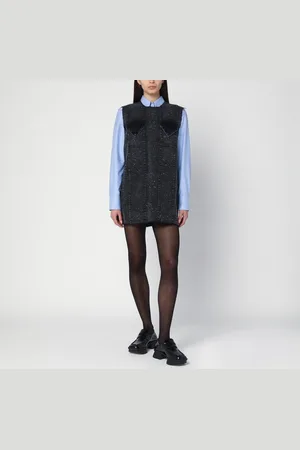 Namacheko Mini abito grigio scuro in denim