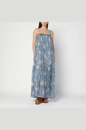 Chloé Abito lungo con stampa floreale in seta